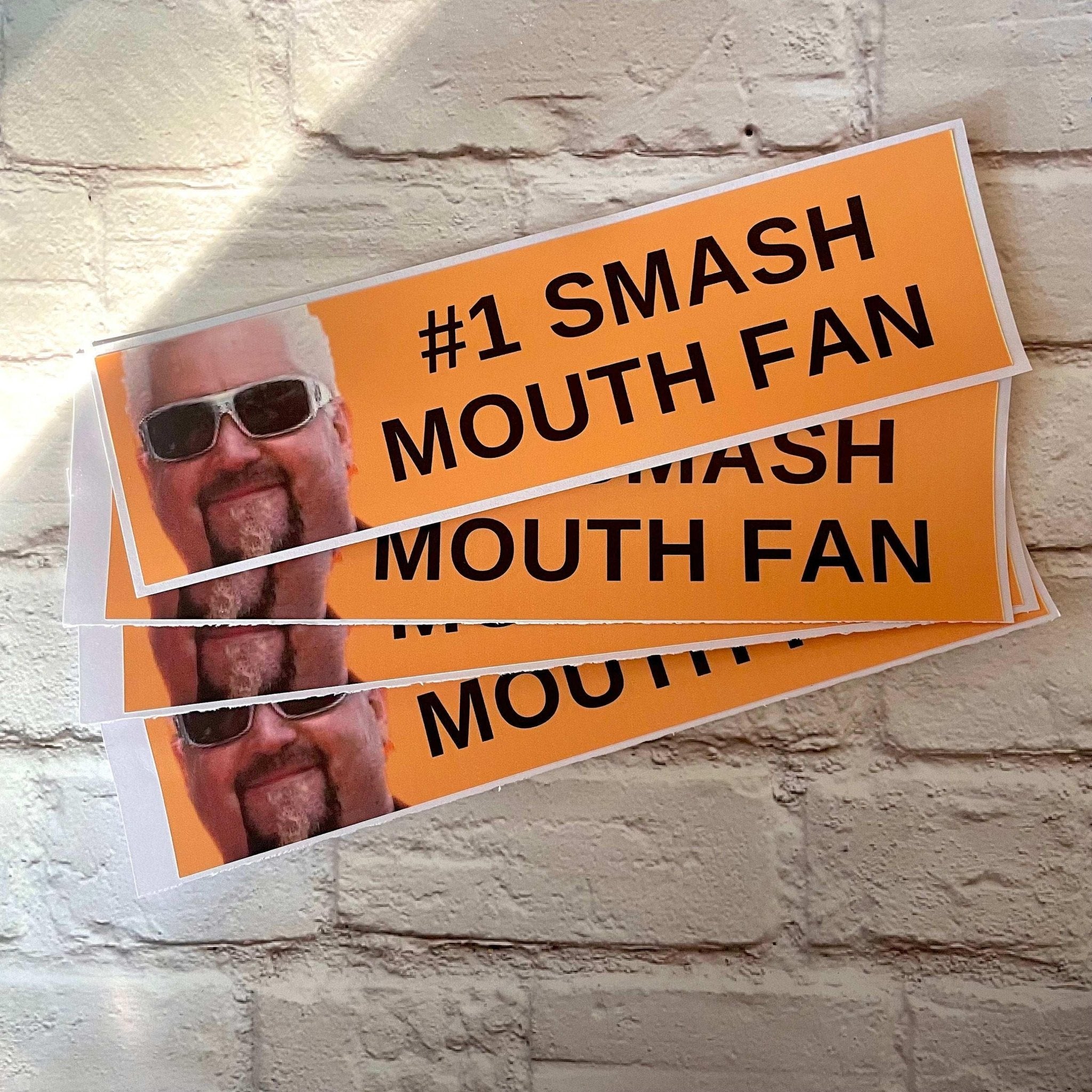 Number 1 Smash Mouth Fan (Guy Fieri) - Frog Mustard Stickers