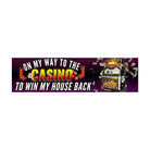 On My Way to the Casino to WIN My House Back - Frog Mustard Stickers