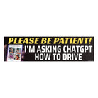 Please Be Patient! I'm Asking ChatGPT How to Drive - Frog Mustard Stickers