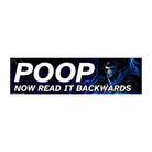 POOP Now Read it Backwards - Frog Mustard Stickers