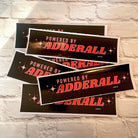 Powered by Adderall - Frog Mustard Stickers