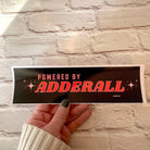 Powered by Adderall - Frog Mustard Stickers