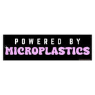 Powered by Microplastics - Frog Mustard Stickers