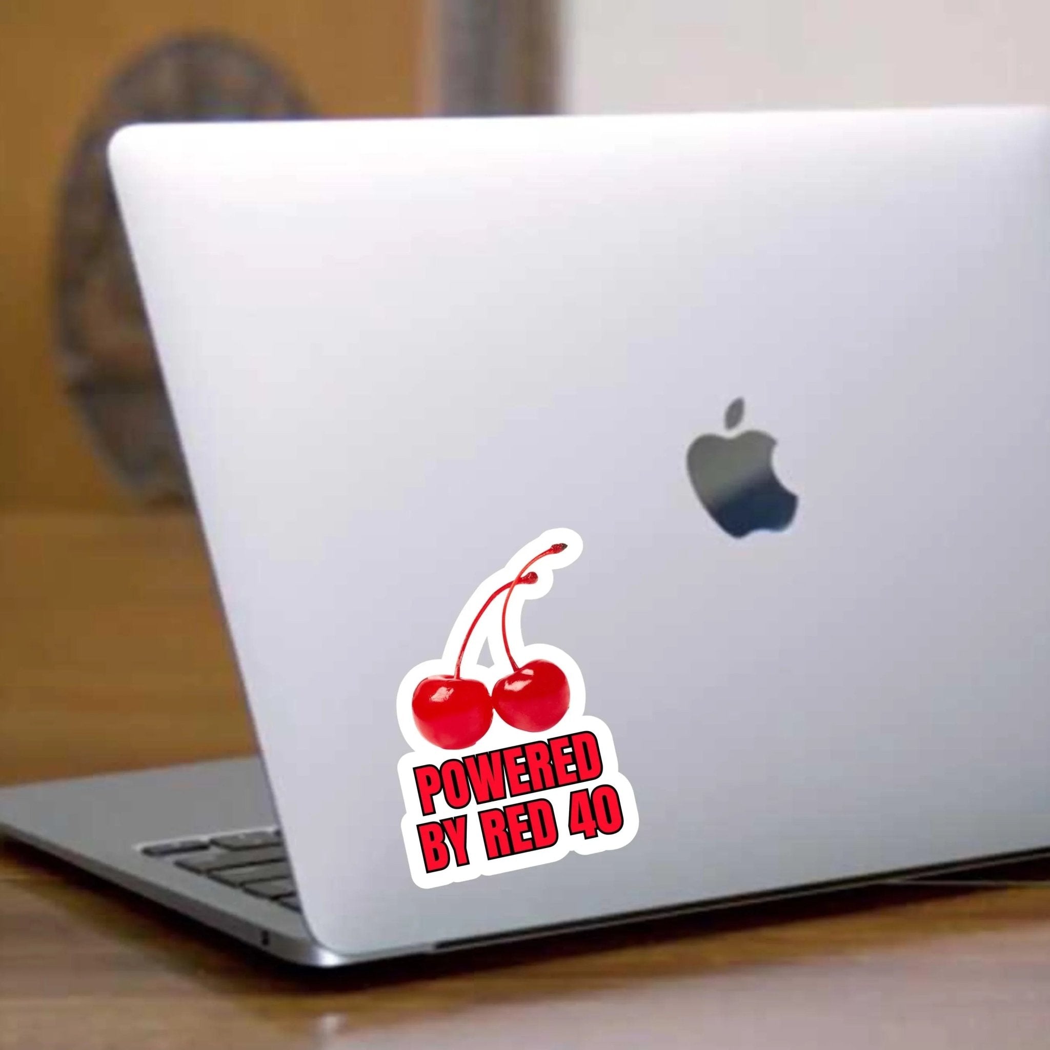 Powered by Red 40 | Die Cut Sticker - Frog Mustard Stickers