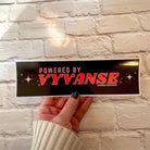 Powered by Vyvanse - Frog Mustard Stickers