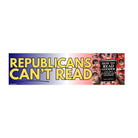 Republicans Can't Read - Frog Mustard Stickers