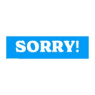 Sorry! Decal - Frog Mustard Stickers