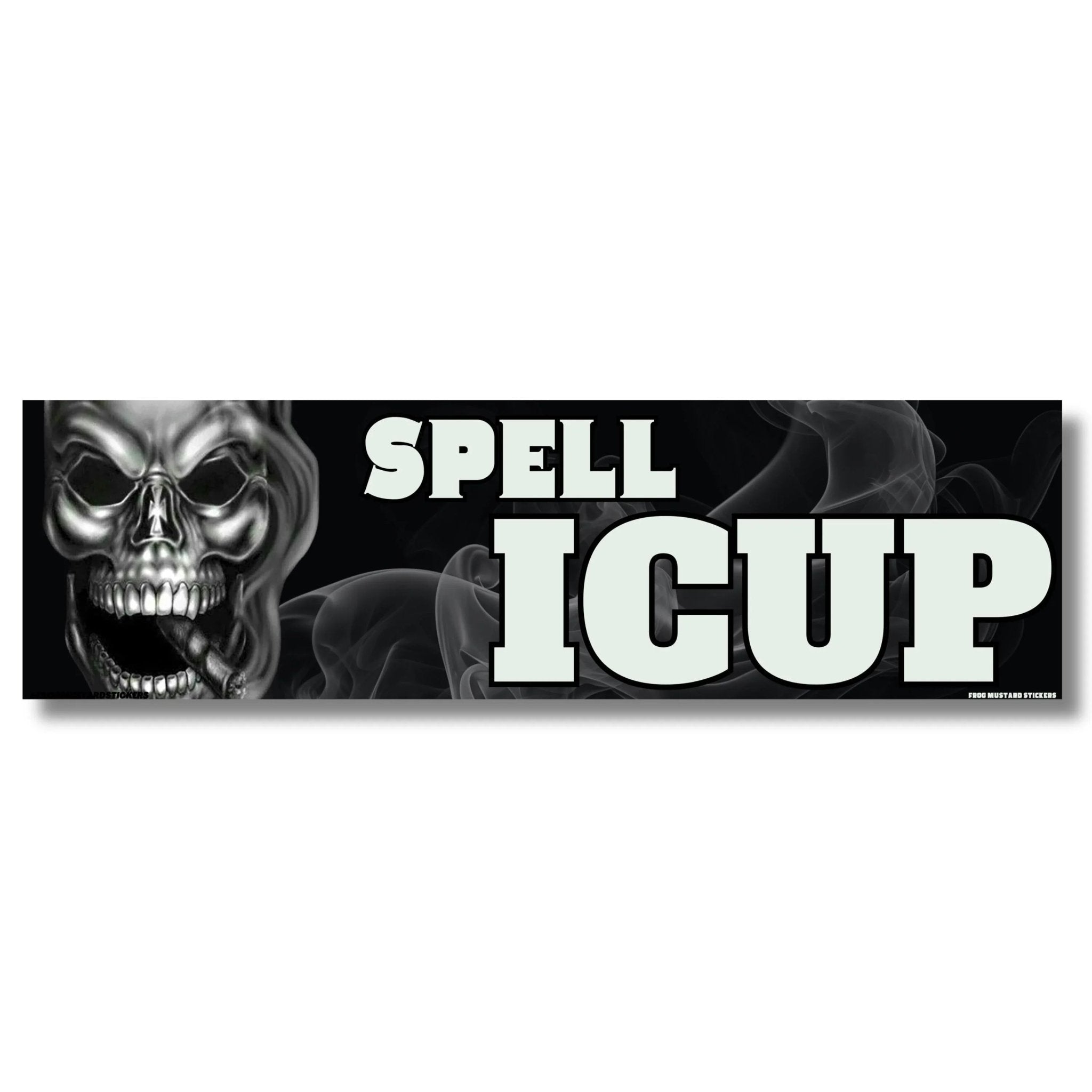 Spell ICUP - Frog Mustard Stickers