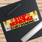 Stop Honking! Start Hanking - Frog Mustard Stickers