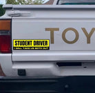 Student Driver I Will Take Us Both Out - Frog Mustard Stickers