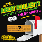 Swampscriptions: Monthly Stickers & Magnets (up to 70% off) 🐸📦 - Frog Mustard Stickers