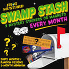 Swampscriptions: Monthly Stickers & Magnets (up to 70% off) 🐸📦 - Frog Mustard Stickers