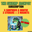 Swampscriptions: Monthly Stickers & Magnets (up to 70% off) 🐸📦 - Frog Mustard Stickers