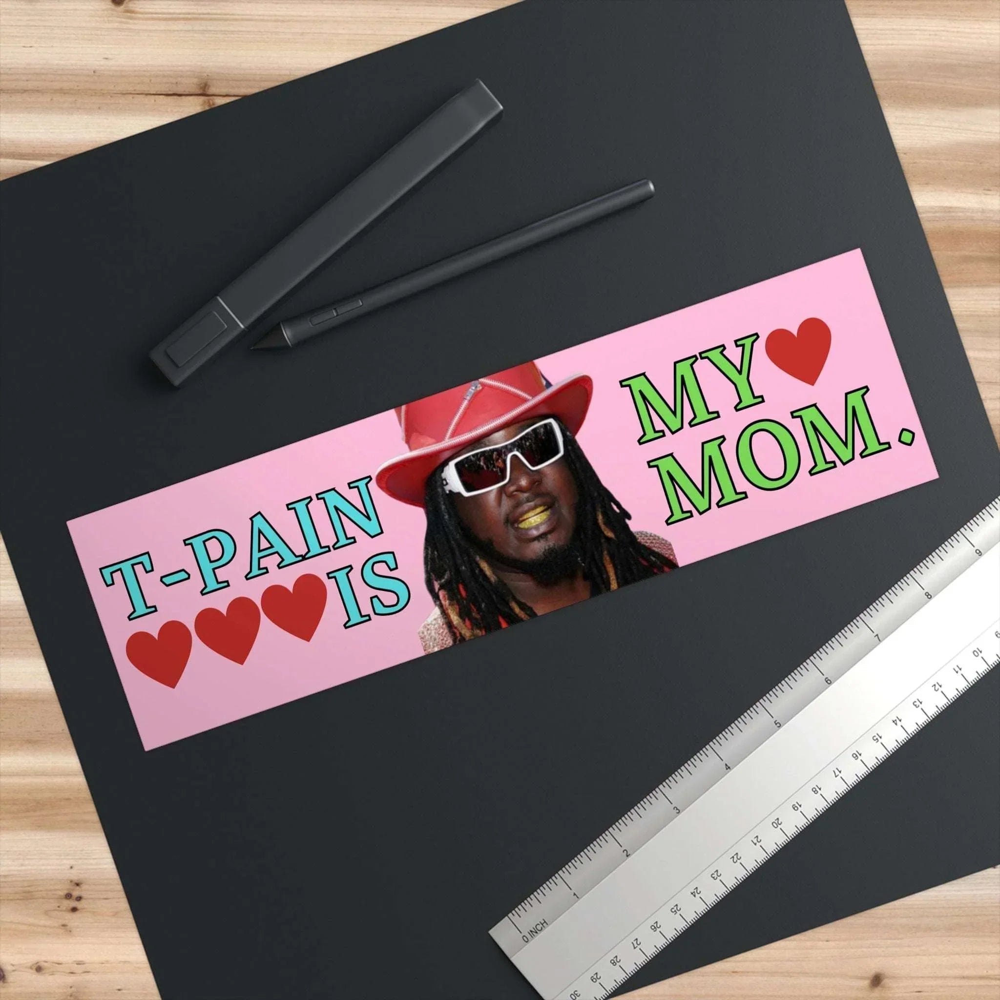 T - Pain is My Mom - Frog Mustard Stickers