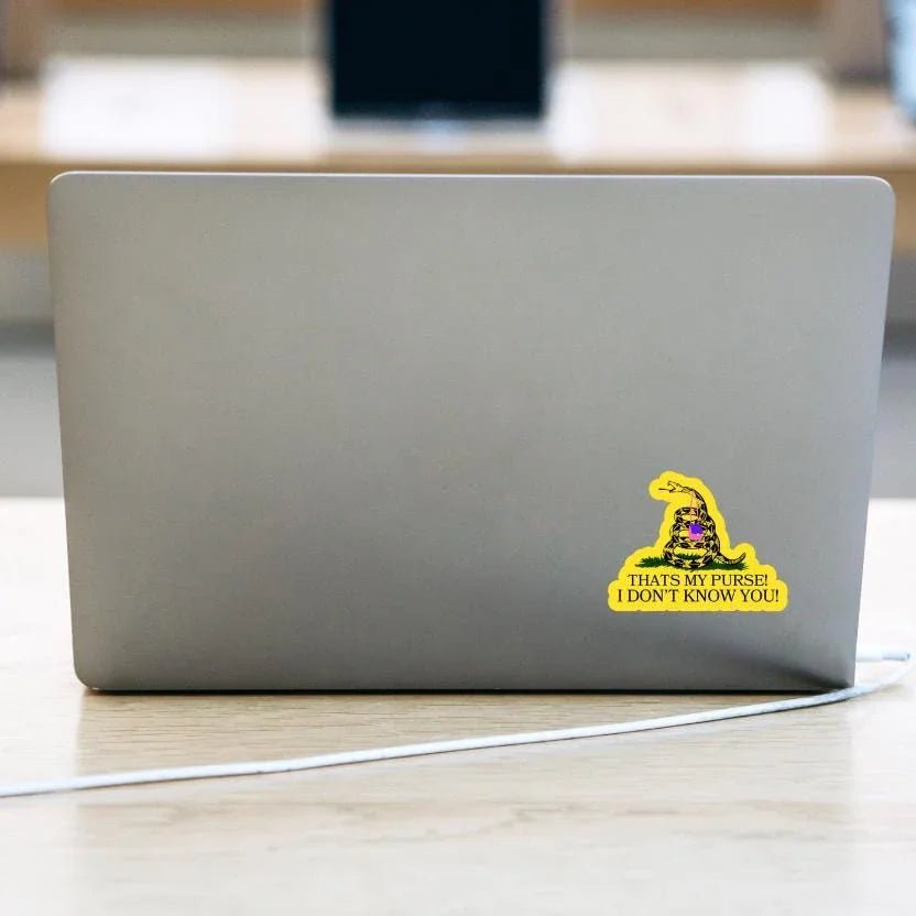 That's My Purse! Don't Tread on Me (Bobby Hill) - Die Cut - Frog Mustard Stickers