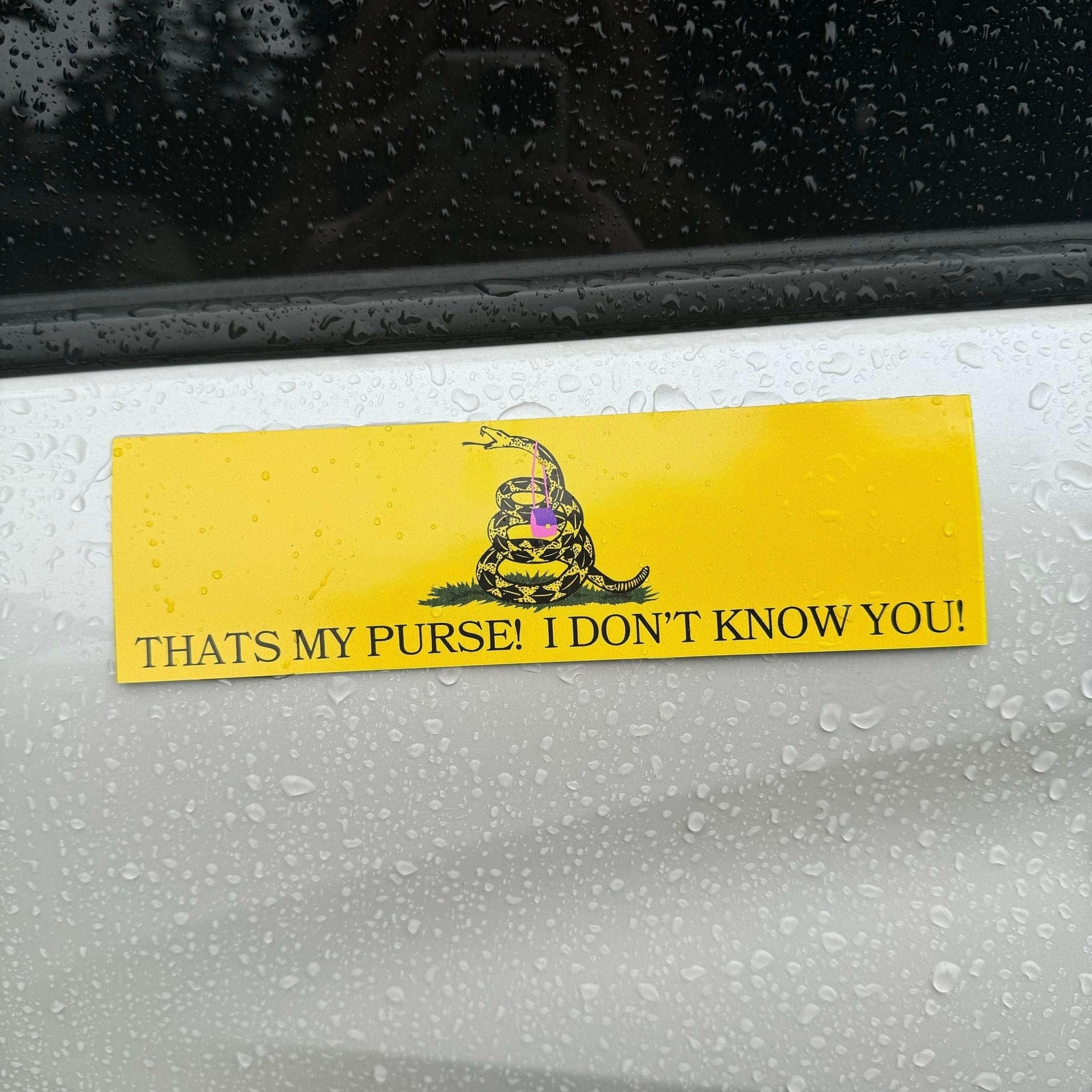 That's My Purse! I Don't Know You! - Frog Mustard Stickers