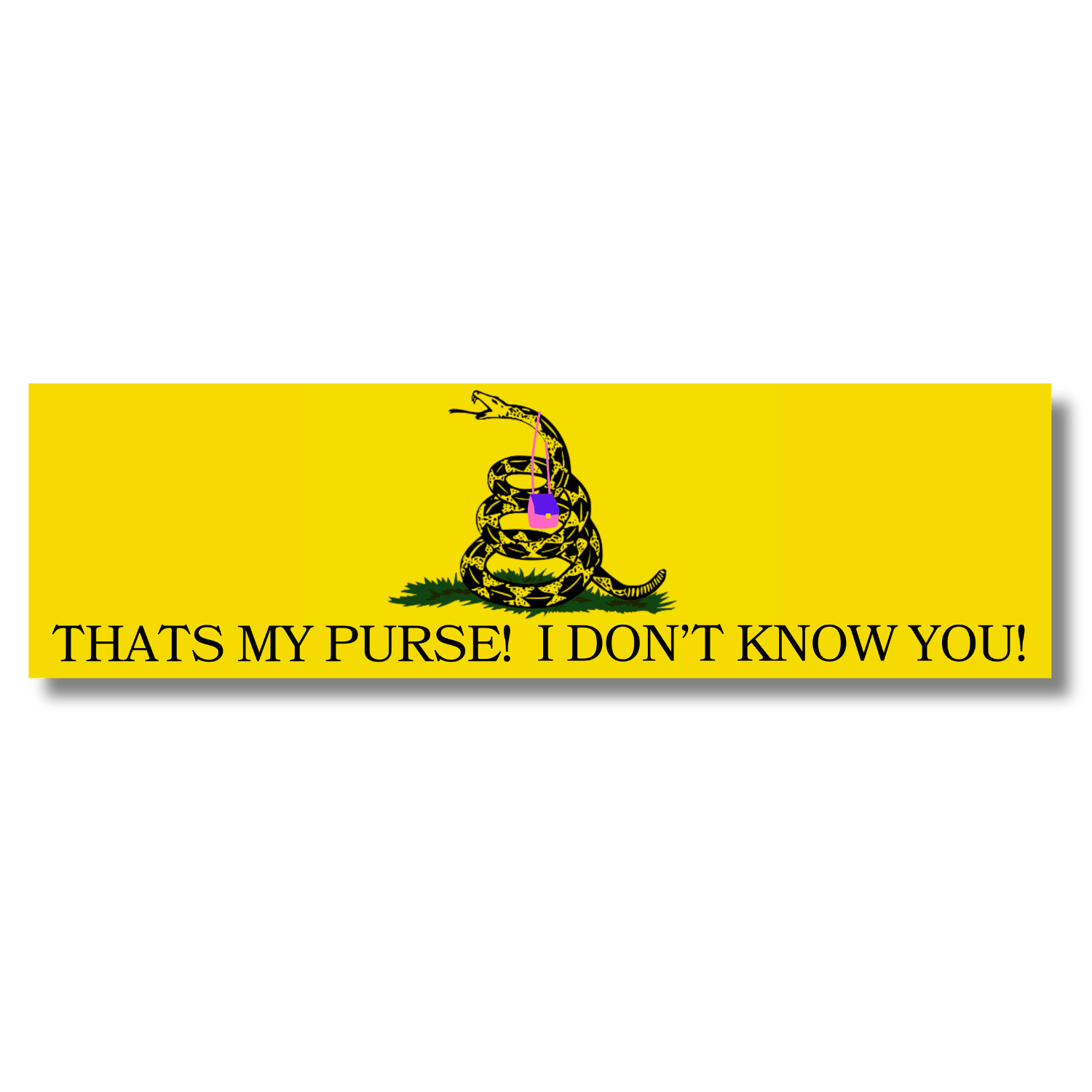 That's My Purse! I Don't Know You! - Frog Mustard Stickers