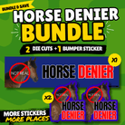 The Horse DENIER Pack - Frog Mustard Stickers