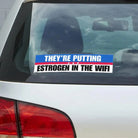 They're Putting Estrogen in the Wifi - Frog Mustard Stickers