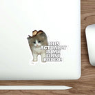 This Actually Is My First Rodeo | Cowboy Cat Die - Cut - Frog Mustard Stickers