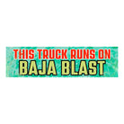 This Car (or Truck) Runs on Baja Blast - Frog Mustard Stickers