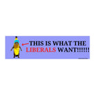 THIS is What the Liberals Want (Banana Cat) - Frog Mustard Stickers
