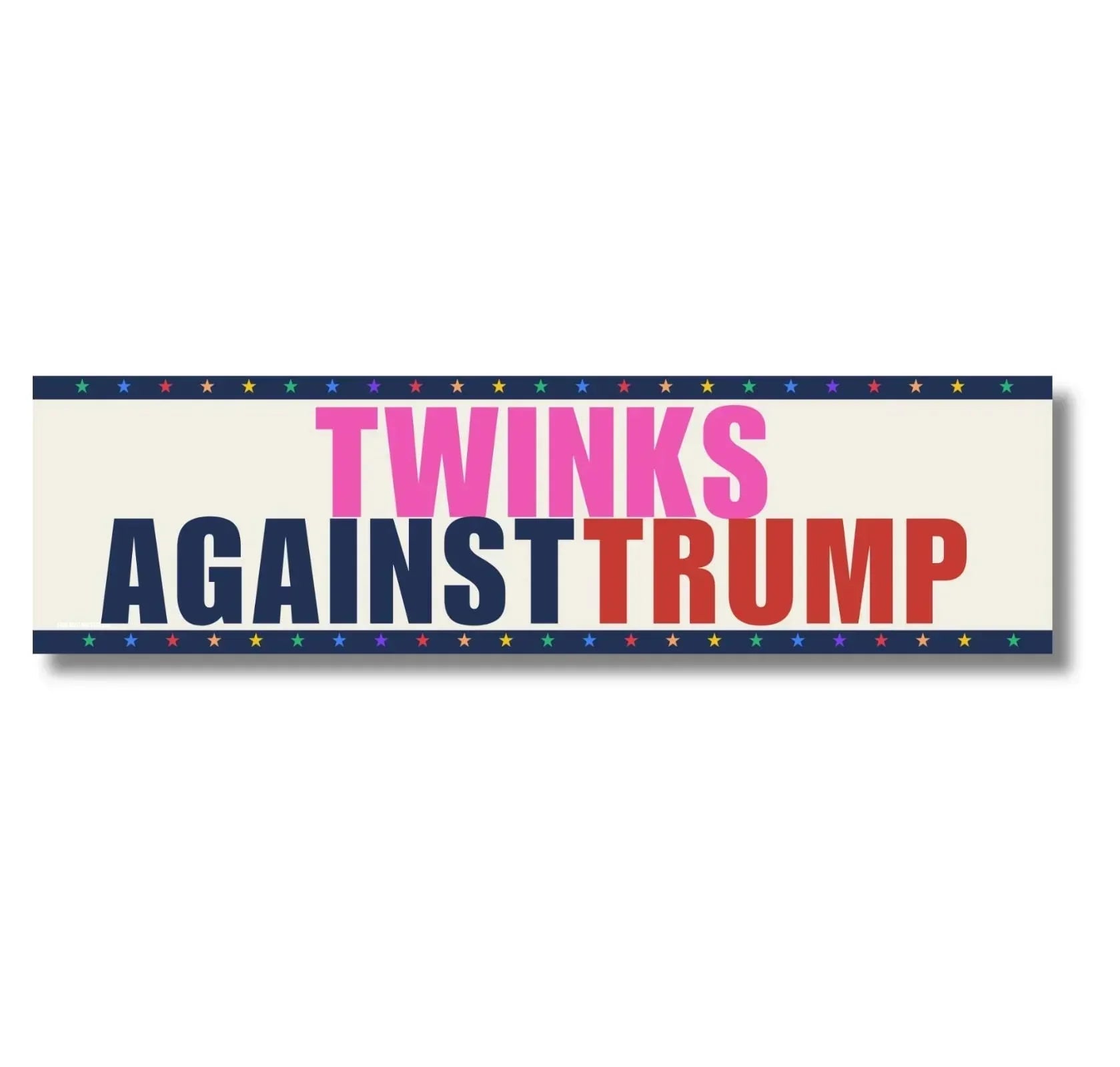 Twinks For (or Against) Trump - Frog Mustard Stickers