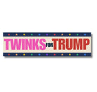 Twinks For (or Against) Trump - Frog Mustard Stickers
