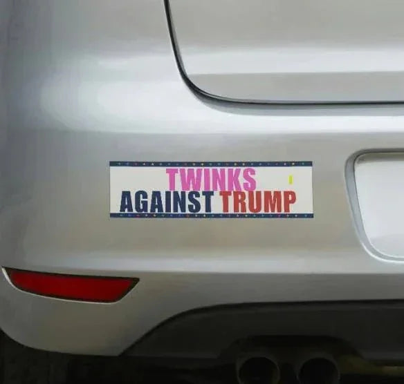 Twinks For (or Against) Trump - Frog Mustard Stickers