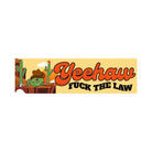 Yeehaw F the Law - Cowboy Frog - Frog Mustard Stickers